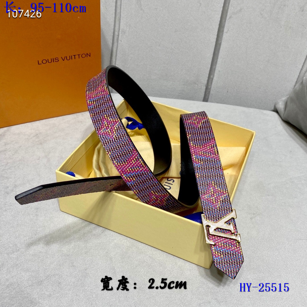 LV Belts 2.5 cm Width 026